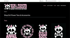 Desktop Screenshot of girlpowertees.com